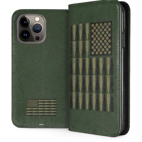 Bullet American Flag iPhone Cases